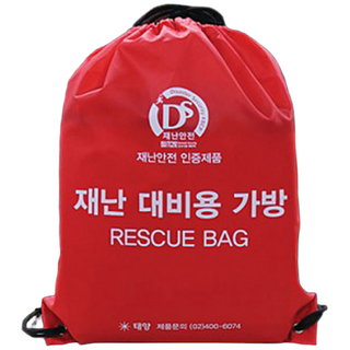 재난 대비용 가방 A Type 24종 (재난안전 인증 제품), 1개