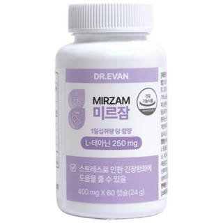 닥터에반 미르잠 프리미엄 스트레스 릴렉스 케어, 1개, 60정