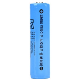 18650 3350mAh 충전식 배터리 리튬이온 보호회로 길이 69.5mm 충전지 건전지, 3개, 1개입