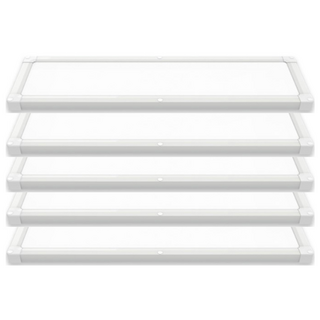 인아웃조명 5개묶음 무타공 간편설치 슬림엣지 LED 평판등 50W 1285x320 면조명 방 거실 사무실 5개 초가성비 묶음상품, 1285 X 320 50W  (흰빛) 5개묶음