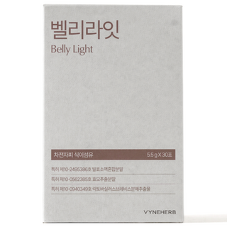 바인허브 벨리라잇 차전자피 식이섬유 쾌변 다이어트 보조제 5500mg X 30포, 1개, 165g