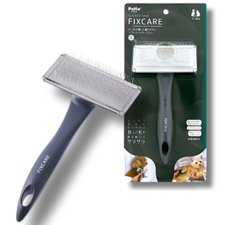 일본 페티오 반려동물 소프트 슬리커 브러시 에어쿠션 부드러운 데일리빗 FIXCARE, 1개, MINI