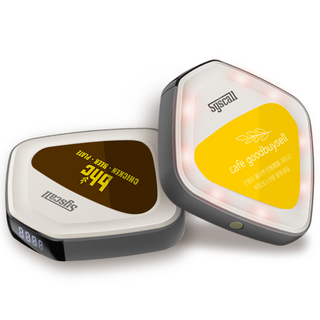 씨스콜 카페 커피 진동벨 로고무료 호출벨, 다이아 10구 진동벨, 1개