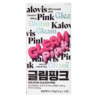칼로비스 글림 핑크 고함량 글루타치온 1000mg 콜라겐 비타민C 톤업 미백, 1개, 10회분