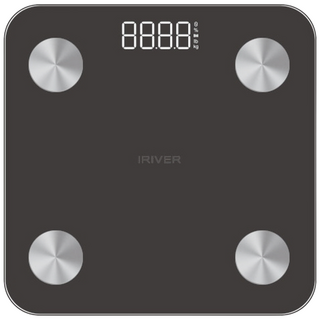 아이리버 스마트 체지방 체중계, 1개, 블랙, SB-H301B