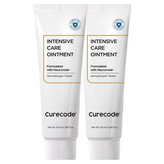큐어코드 인텐시브 케어 오인트먼트 l 극건성 l 민감 피부용 l 저자극 l 고보습 l 보호막 크림 l 피부 장벽 개선 l 집중 케어, 2개, 50ml