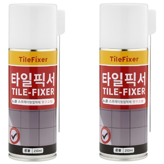 타일픽서 스프레이 타일본드 타일 보수제 접착제 셀프 시공 250ml, 2개
