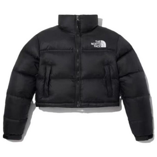 노스패이스+블랙 다운 자켓 광택이 없다 숏패딩 자켓+포장 박스 증정