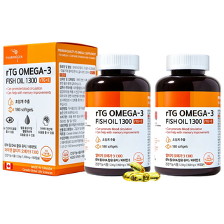 파마젠 rTG 알티지 오메가3, 180정, 2개