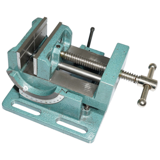 탁상바이스 수직회전식 0에서90도 가이드로드방식 강력 미니바이스 불반 볼반 호현산업, 1개