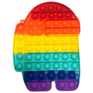 쵸미앤세븐 버블 푸쉬팝 무지개 대왕 보드게임 어스, 혼합색상, 1개