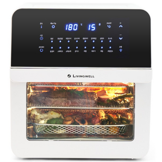 리빙웰 스텐 에어프라이어 대용량 16리터 AF16, 화이트