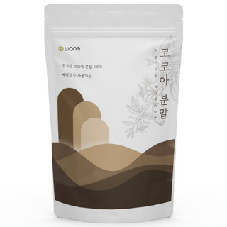 더치코코아파우더 D-11-S 1kg (무가당/100%아프리카빈/네덜란드), 1개