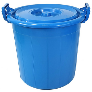 PE저장통 청통 적통 김치통 다용도용기 대형용기 김장통 플라스틱통 물통 효소통, 청색, 1개