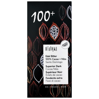 비바니 유기농 다크 100% 초콜릿, 1개, 80g