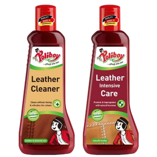 Poliboy 德淨 皮革清潔劑強效護理2件組, 1套, 200ml