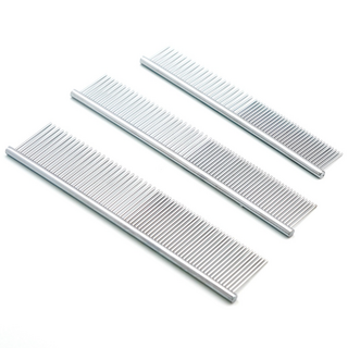 오렌지펫 반려동물 실버콤 은색 빗, 대형, 1개