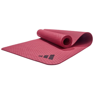 아디다스 EVA 요가매트 4mm, 컬리지에이트 버건디, 1개