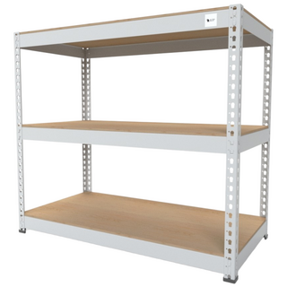 울트라랙 3단 모음 무볼트앵글 조립식앵글 선반 베란다선반 철제선반, 화이트