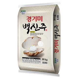 경기미 백진주 찰진쌀 10kg 1개