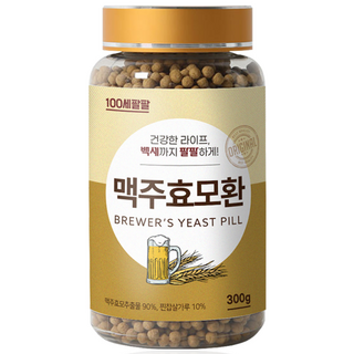 百歲八八啤酒酵母丸, 1個, 300g