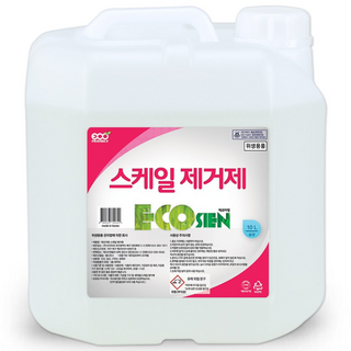 에코지엥 스케일 제거제 식기세척기 커피머신 청소 업소용 식기 세척기 클리너 식세기 청소 전용 클리너 세정제, 10L, 1개