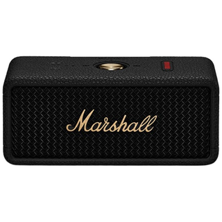 마샬 엠버튼3 미니 블루투스 스피커 포터블 소형 휴대용 캠핑 + 파우치, 클래식, Black 블랙, 1개