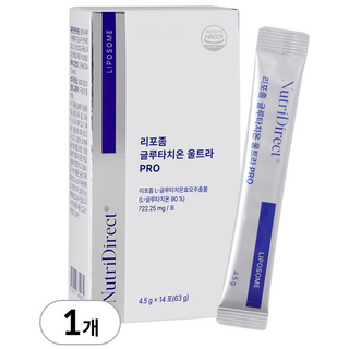 셀티바 뉴트리다이렉트 리포좀 글루타치온 울트라 PRO (순도 90% 인지질 코팅 리포조말 글루타티온), 63g, 1개