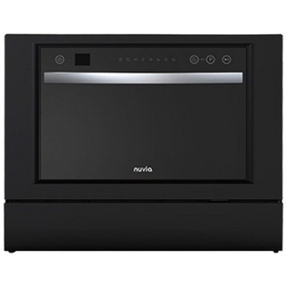 누비아 6인용 무설치 무타공 식기세척기 NDW-NI6B 가정용 프리스탠딩 텀블러 컵 식세기 건조 살균, 단순배송상품, 단품, 블랙