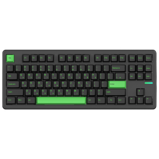 SPM PL87W 몽돌 텐키리스 유무선 블루투스 게이밍 기계식 키보드, 제조사축, 블랙