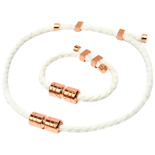 [세트 할인] 클라비스 비타 건강팔찌 목걸이 세트 근육통 완화 의료기기, 화이트로즈골드, 1개