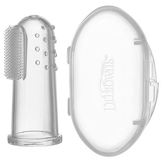 닥터브라운 손가락 실리콘 유아 칫솔, 1개입, 1개