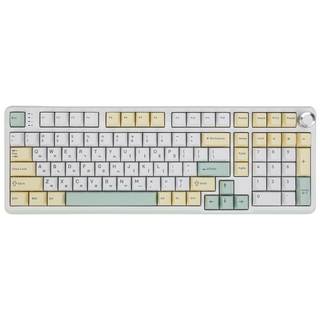 에이서 OKR258 풀윤활 기계식 유무선 키보드 [오테뮤 저소음 리니어], 저소음 화이트축, 레몬밤