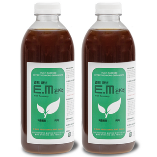 서진바이오 EM원액 1리터 갈색 이엠원액 (공장직판), 2개, 1L