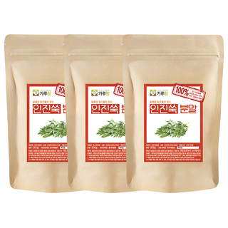 가루랑 100% 국산 인진쑥분말 선식 200g 3개 묶음