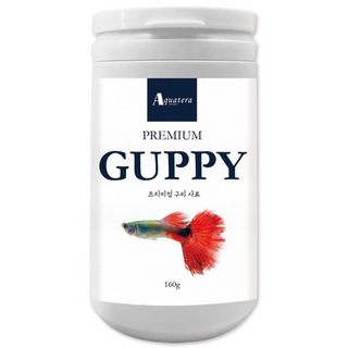 아쿠아테라 프리미엄 구피 사료, 160g, 1개