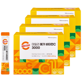 광동 비타500 데일리 메가비타민C 3000, 4개, 270g