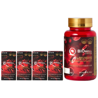 한국바이오웰 뉴혈당케어웰, 60정, 4개