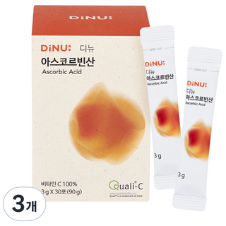 디뉴 아스코르빈산 비타민C 30p, 3개, 90g, 90g