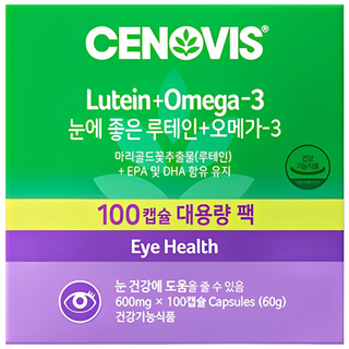 세노비스 눈에 좋은 루테인 플러스 오메가3, 100정, 1개