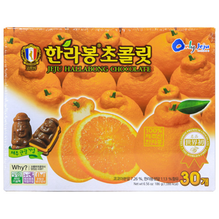 제주 코롬방 한라봉 초콜릿, 186g, 1개