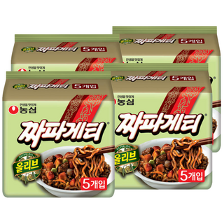 농심 올리브짜파게티(멀티팩) 4개, 4팩