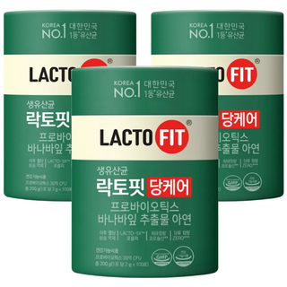 종근당건강 락토핏 당케어 2g 120 [원산지:국산(충청남도 당진시)], 200g, 3개