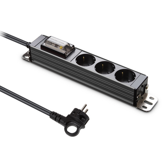 현대일렉트릭 서버탭 누전차단 알루미늄 고용량 멀티탭 3구, 3m, 티타늄, 1개
