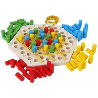 마크라쏭 지오보드 고무줄 블럭 꽂기 놀이 경쟁 보드게임 소근육 시지각 발달 유아 아동 교구, 지오보드페그, 1개