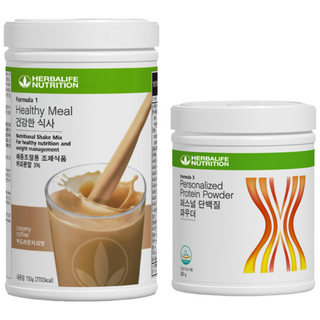 허벌라이프 단백질쉐이크 커피맛 Formula1 + 퍼스널 단백질 파우더 Formula3 체중조절용 체중조절용정품, 1개