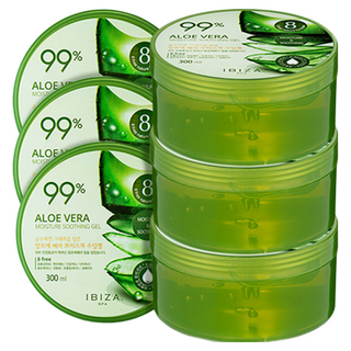 이비자 스파 알로에베라 모이스춰 수딩젤 300, 6개, 300ml