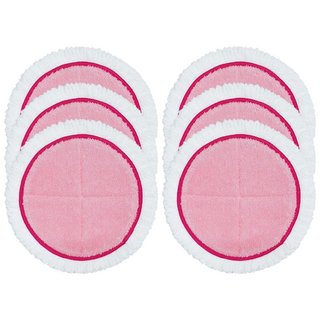 물걸레청소기 극세사 패드 찌든때 걸레 핑크 [원형물걸레 전기종 호환가능], 3세트