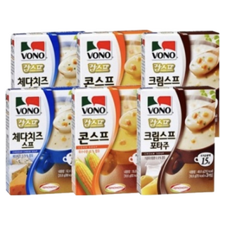 보노스프 6개 (콘스프2+크림스프2+체다치즈스프2)