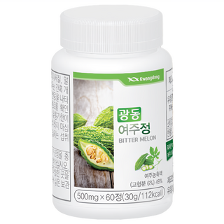 Kwangdong 苦瓜萃取錠, 60顆, 1罐